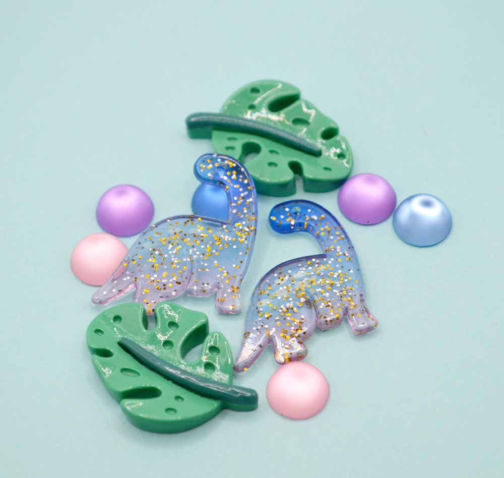 Jelly Dinos in Purple and Pink