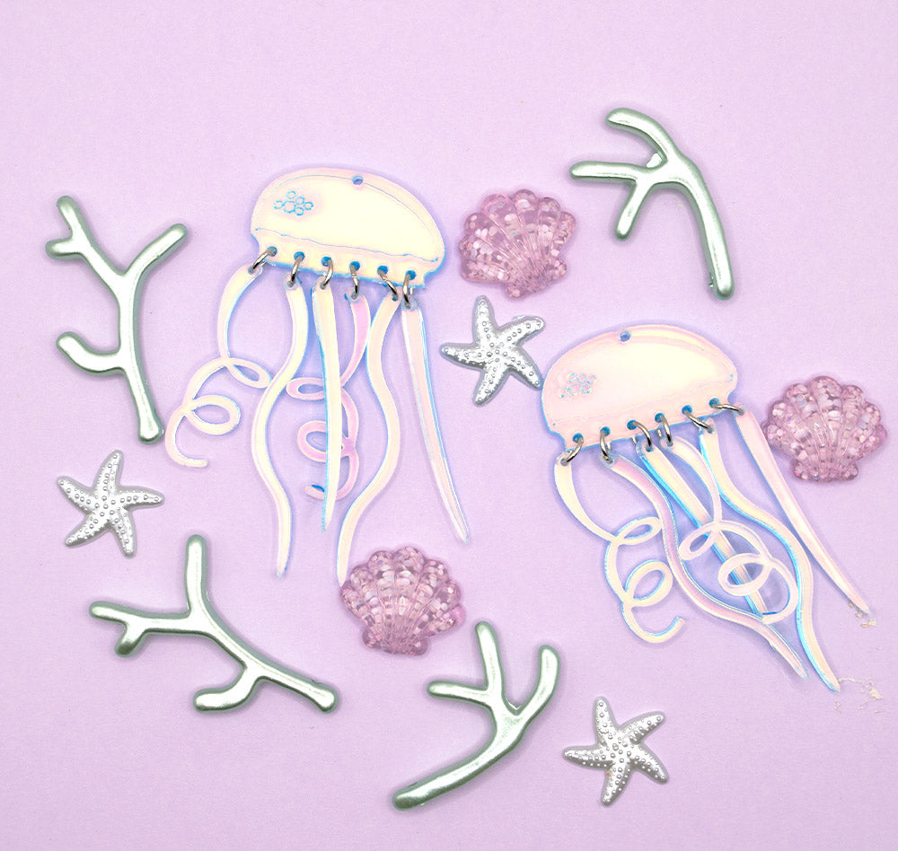 Ocean Glow Mermaid Embellishment Mix