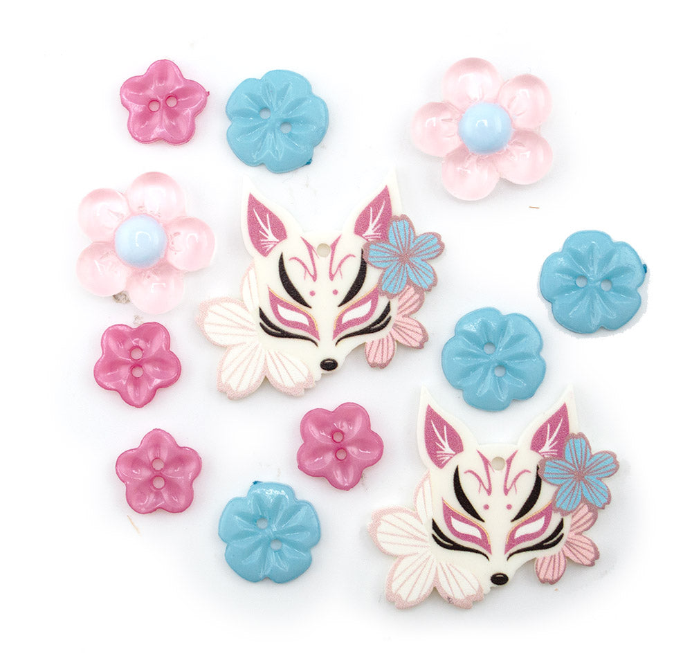 Mystic Kitsune Embellishment Pack