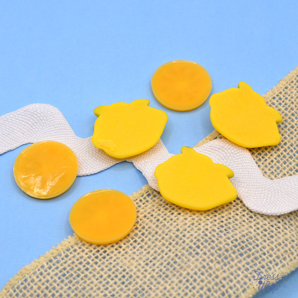 resin lemon craft embellishments for Summer crafts