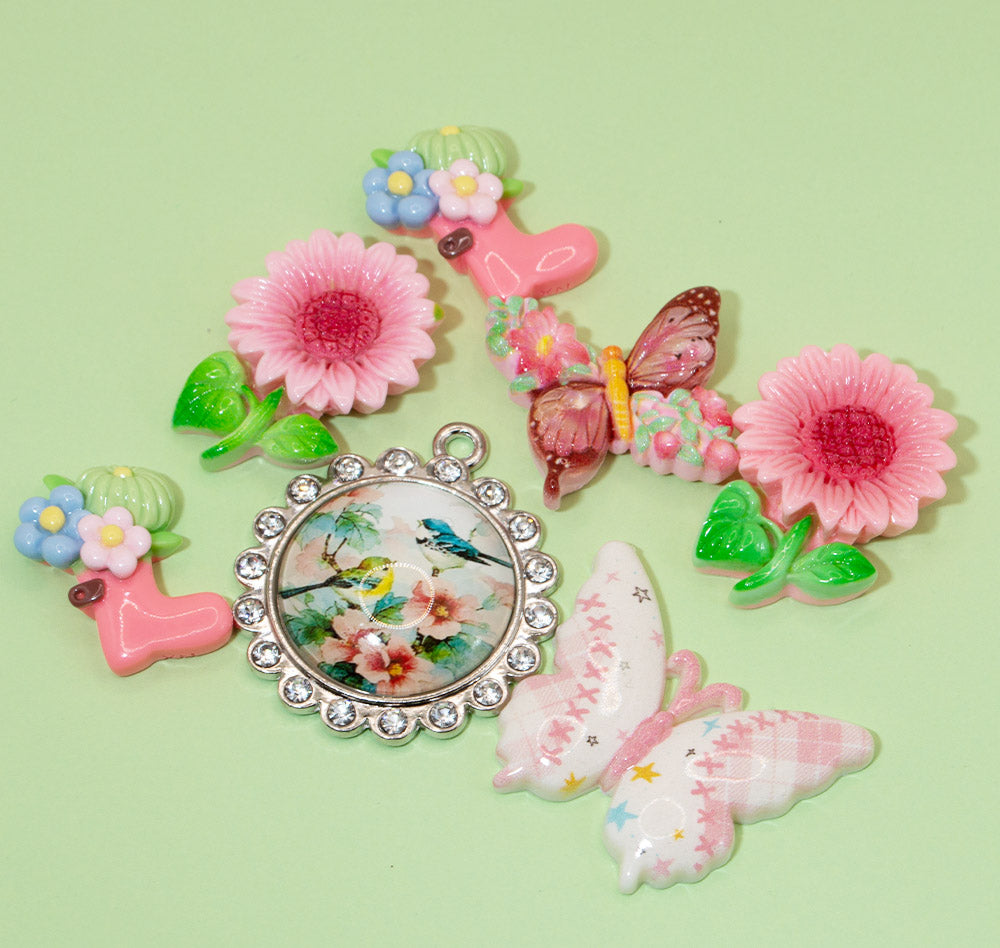 Blush Silver Garden Embellishment Pack