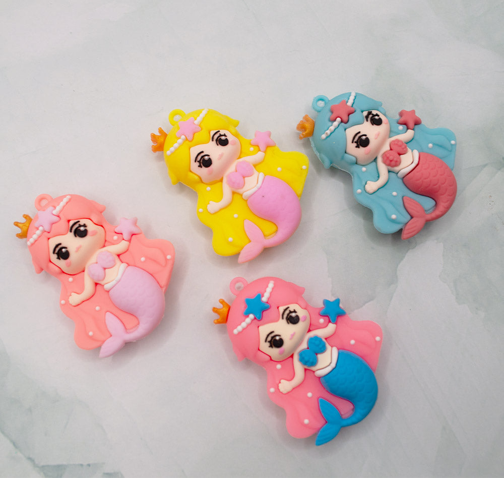 3D Mermaid Keychain