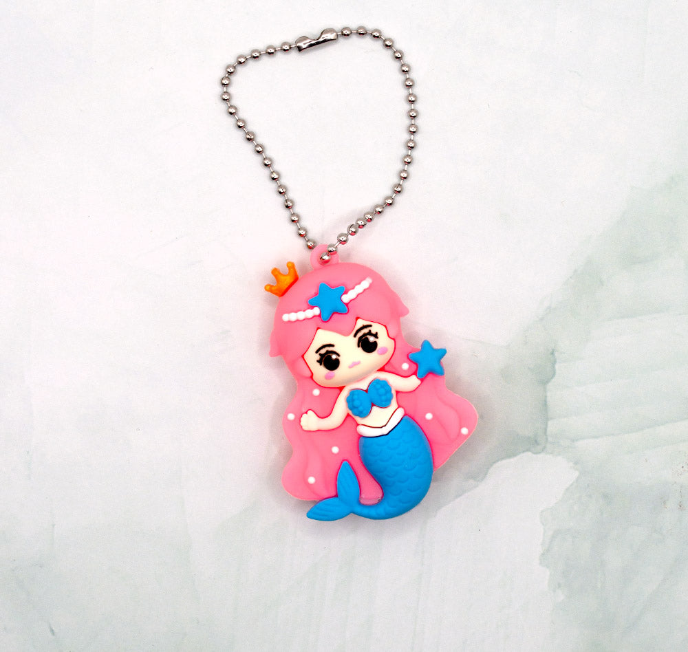 3D Mermaid Keychain