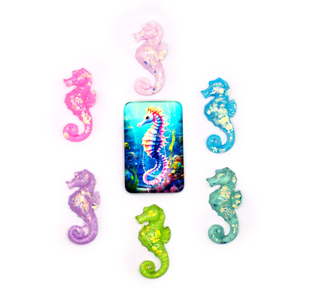 Sparkly Seahorses Craft Embellishment Pack