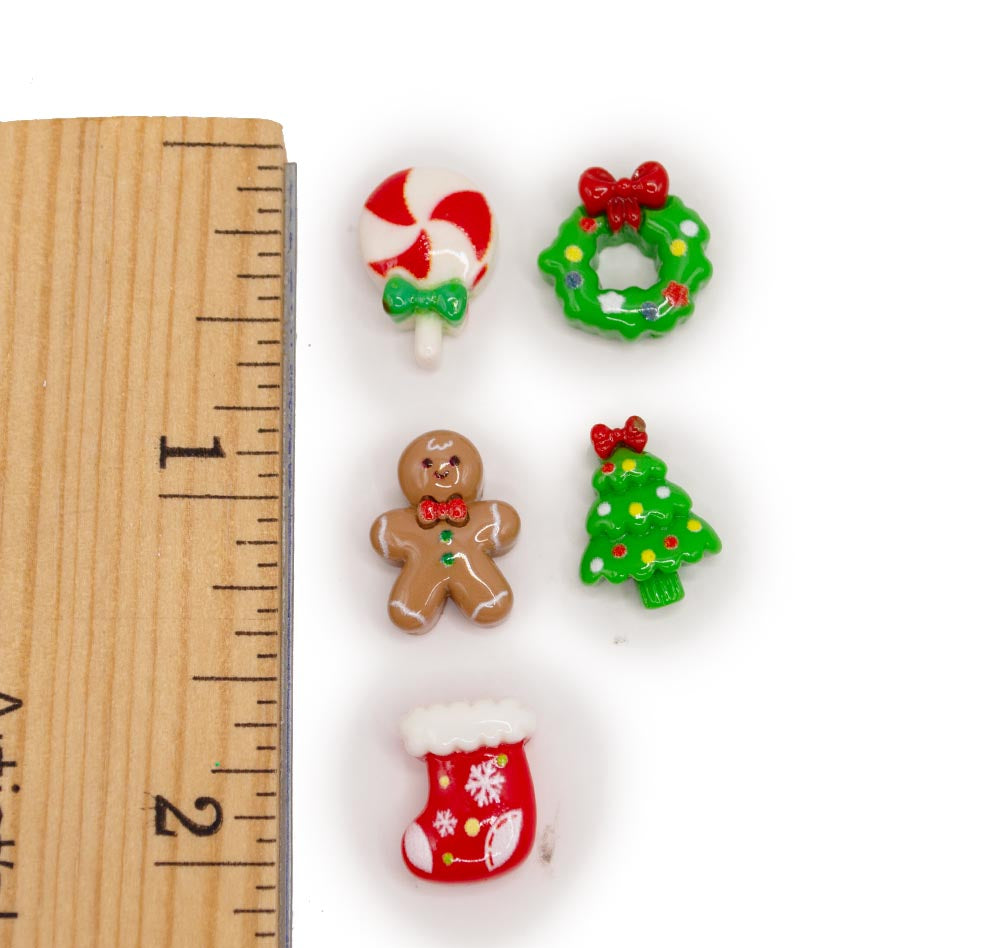 Merry Everything Resin Flatback Craft Embellishment