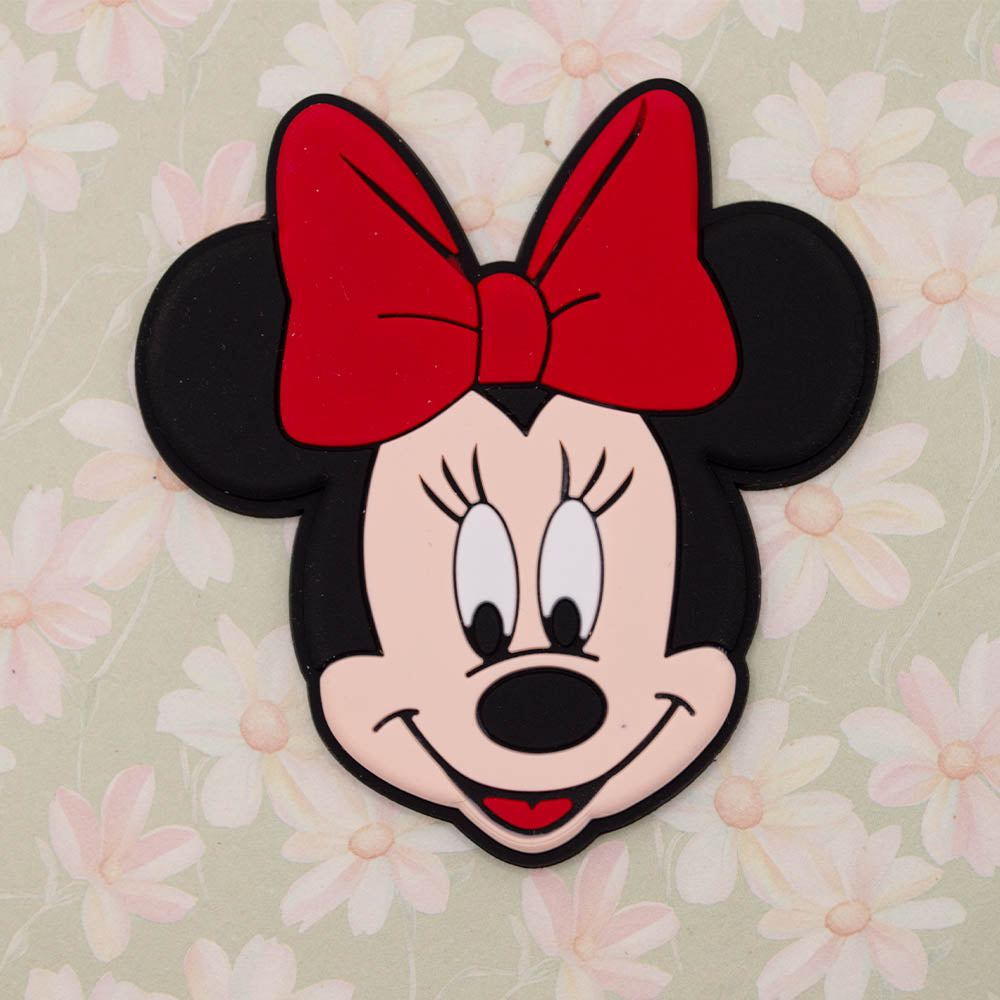 Minnie Head Style Soft Rubber Head Embellishments