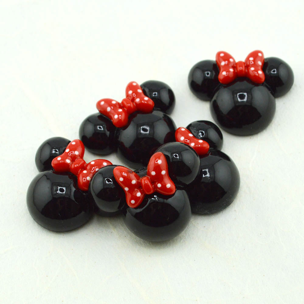 Minnie Head with Bow Craft Embellishments