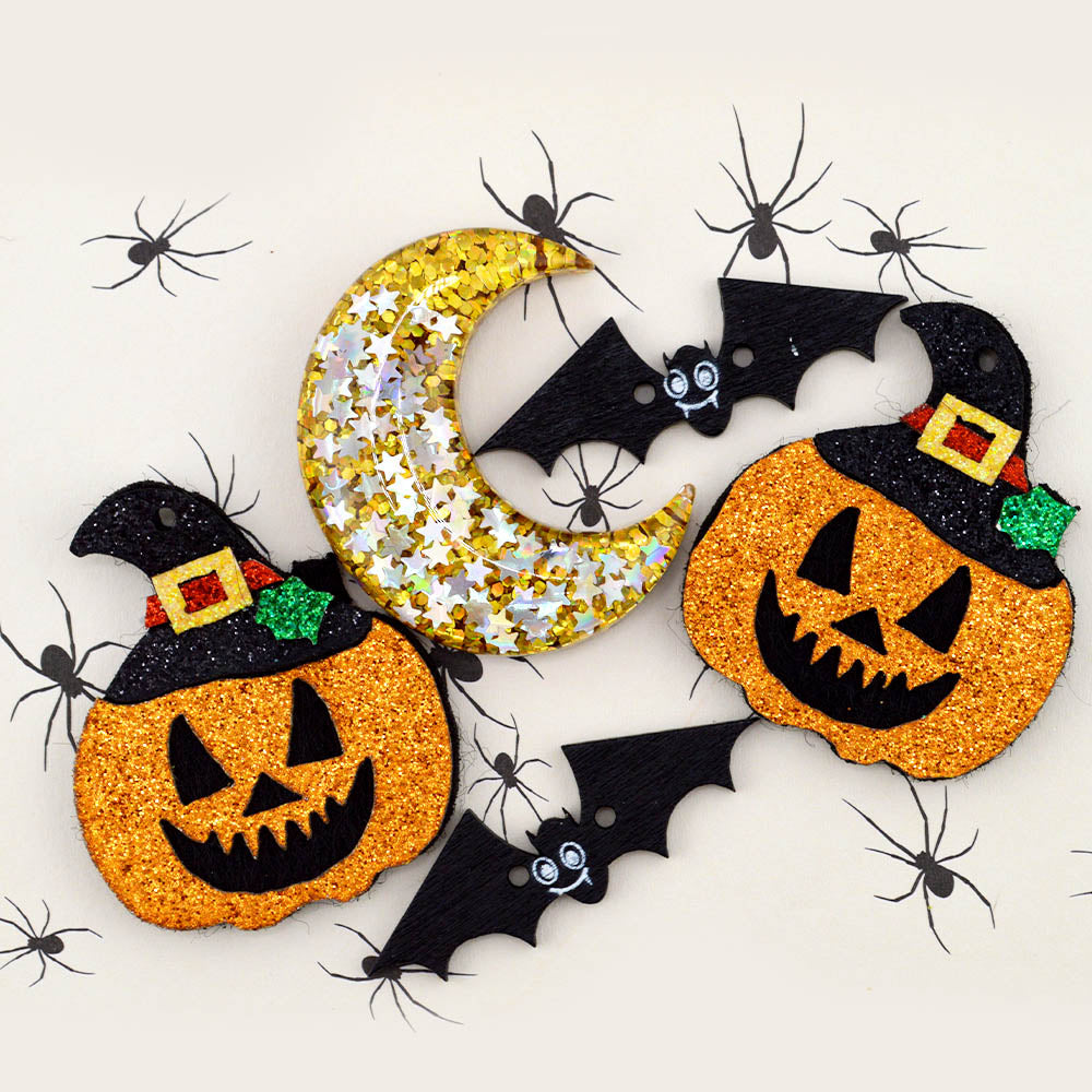 Moonlight and Pumpkins Craft Embellishments