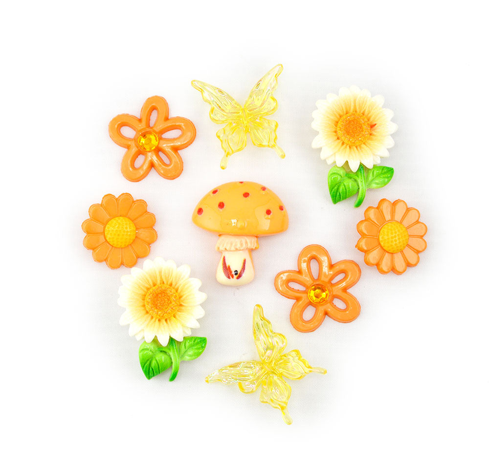 Citrus Bloom Garden Embellishment Pack