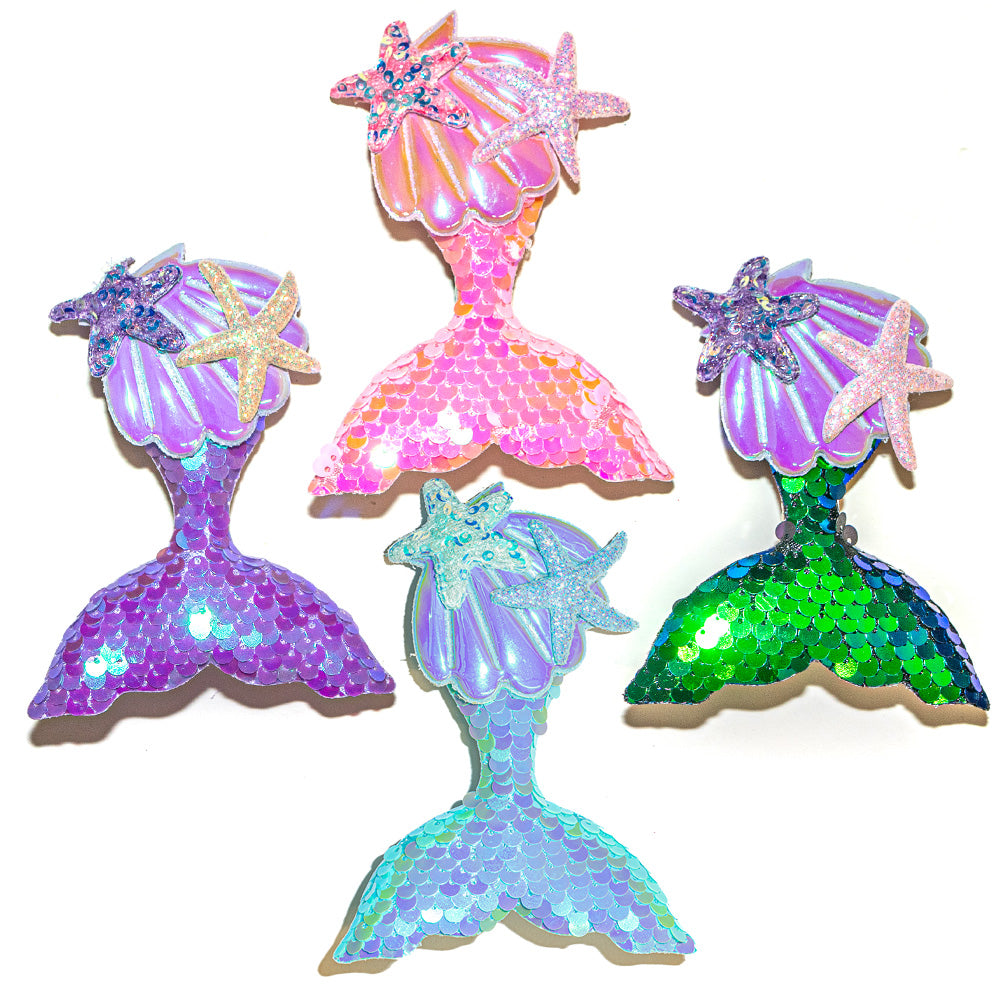 Mermaid Tail Sequin Alligator Hair Clip