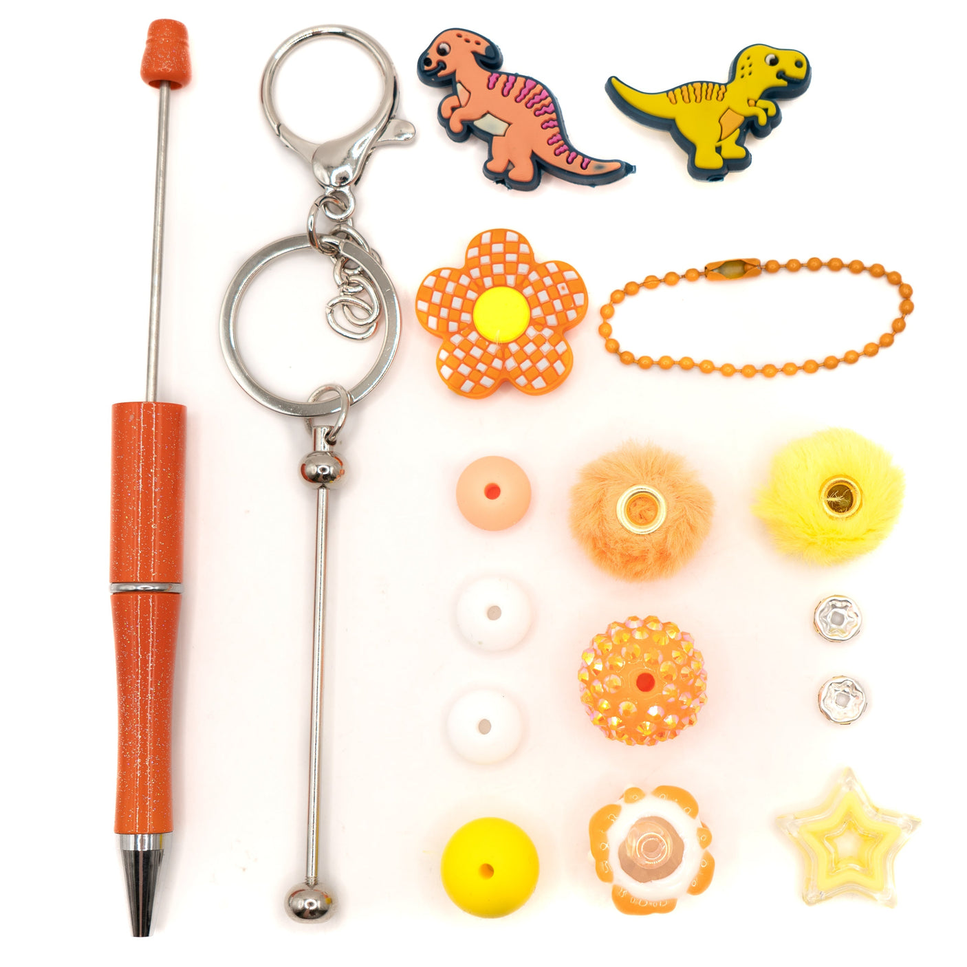 Pen & Keychain Kit in Amber Sun
