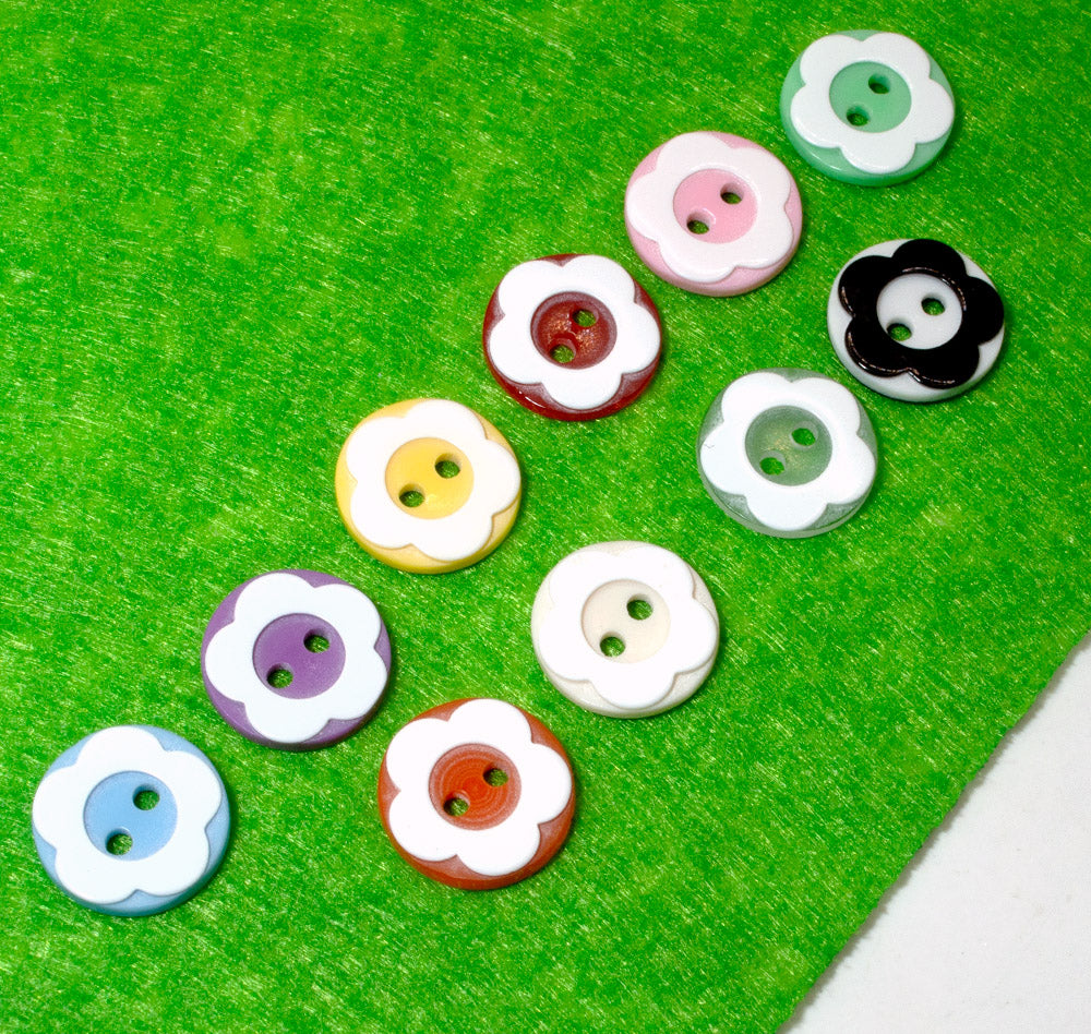 Petal Pop Posies Button Pack