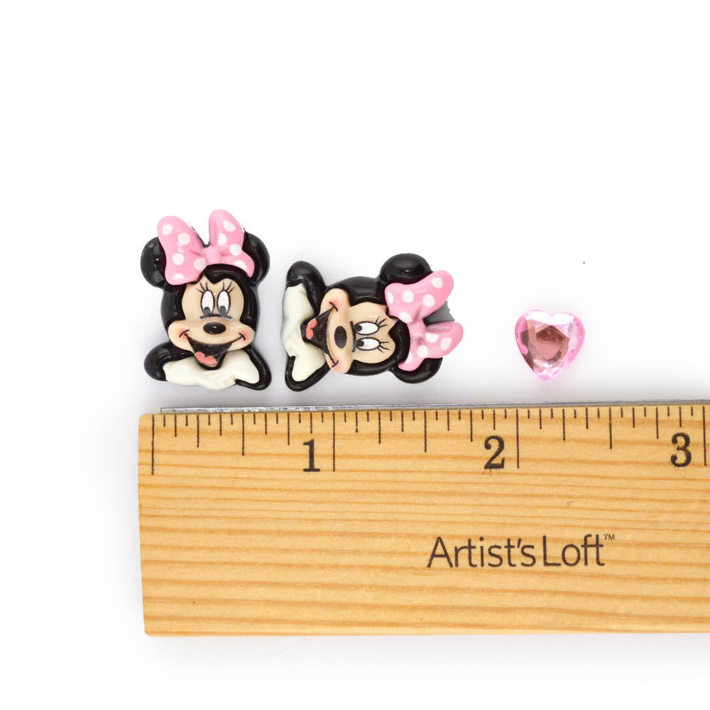Minnie Pink & Sparkle Craft Embellishments