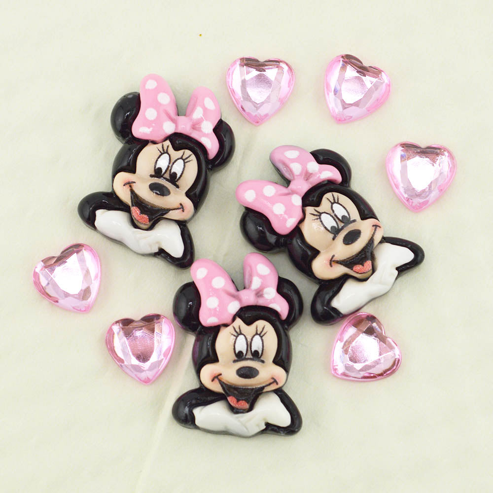 Minnie Pink & Sparkle Craft Embellishments