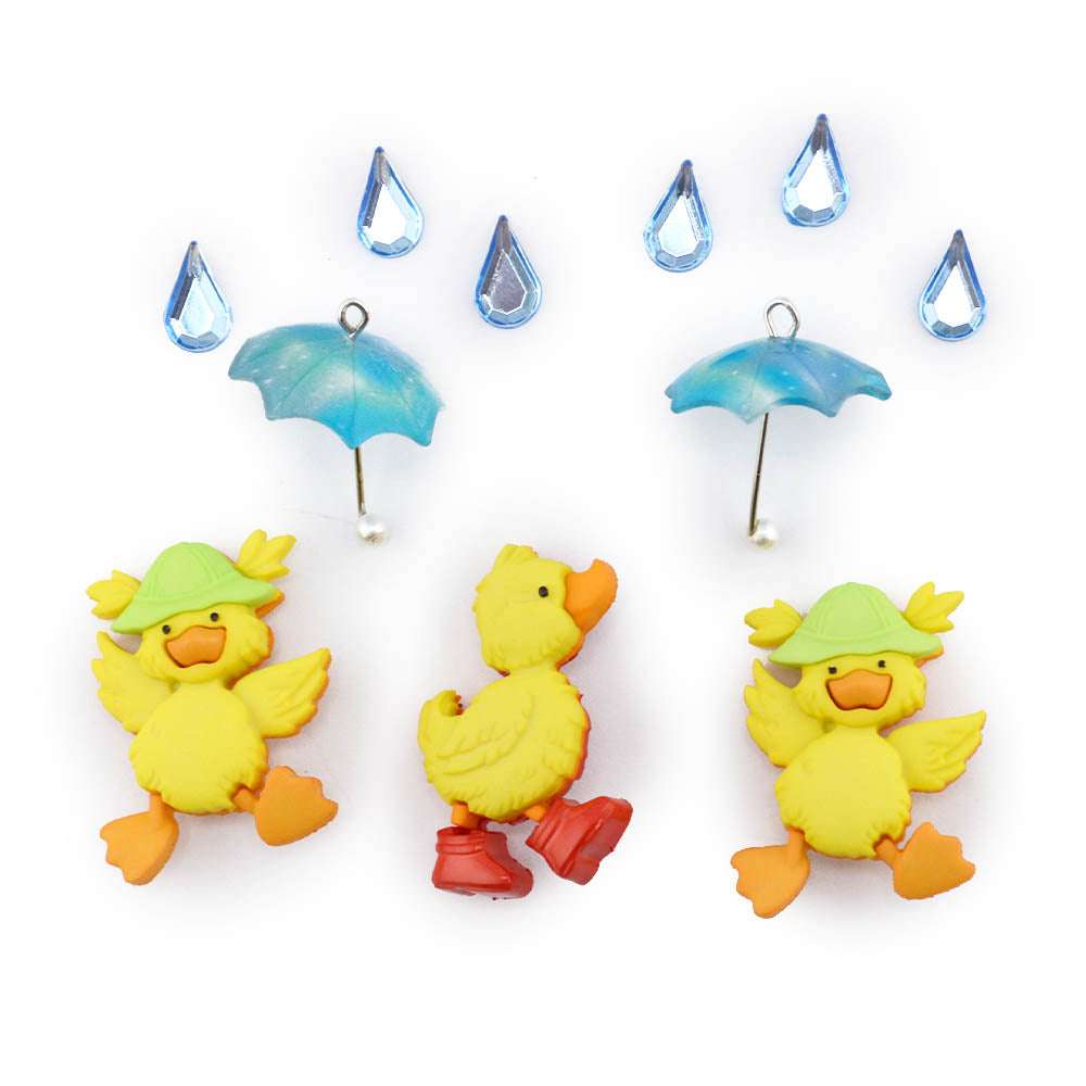 Puddle Jumpers Ducks Animal Bird Buttons