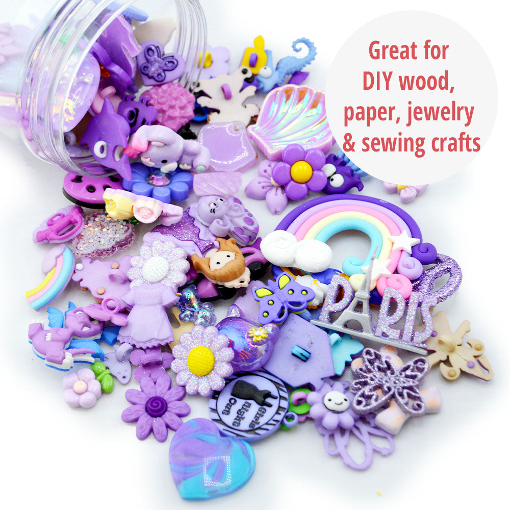 Color Jars in Purple 80 Piece Assortment