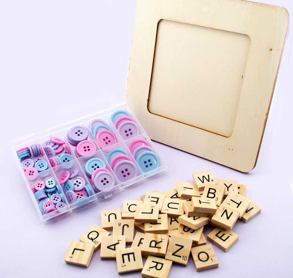 Princess Button Frame DIY Assortment