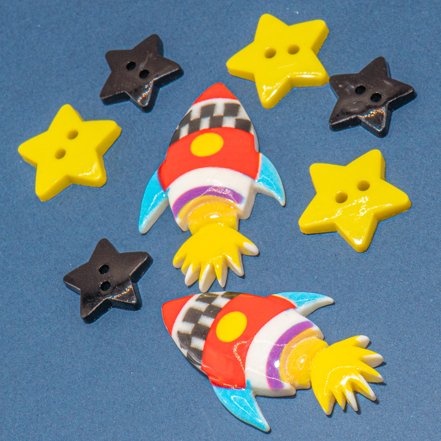 Rocket Blast Off Boy Craft Embellishments