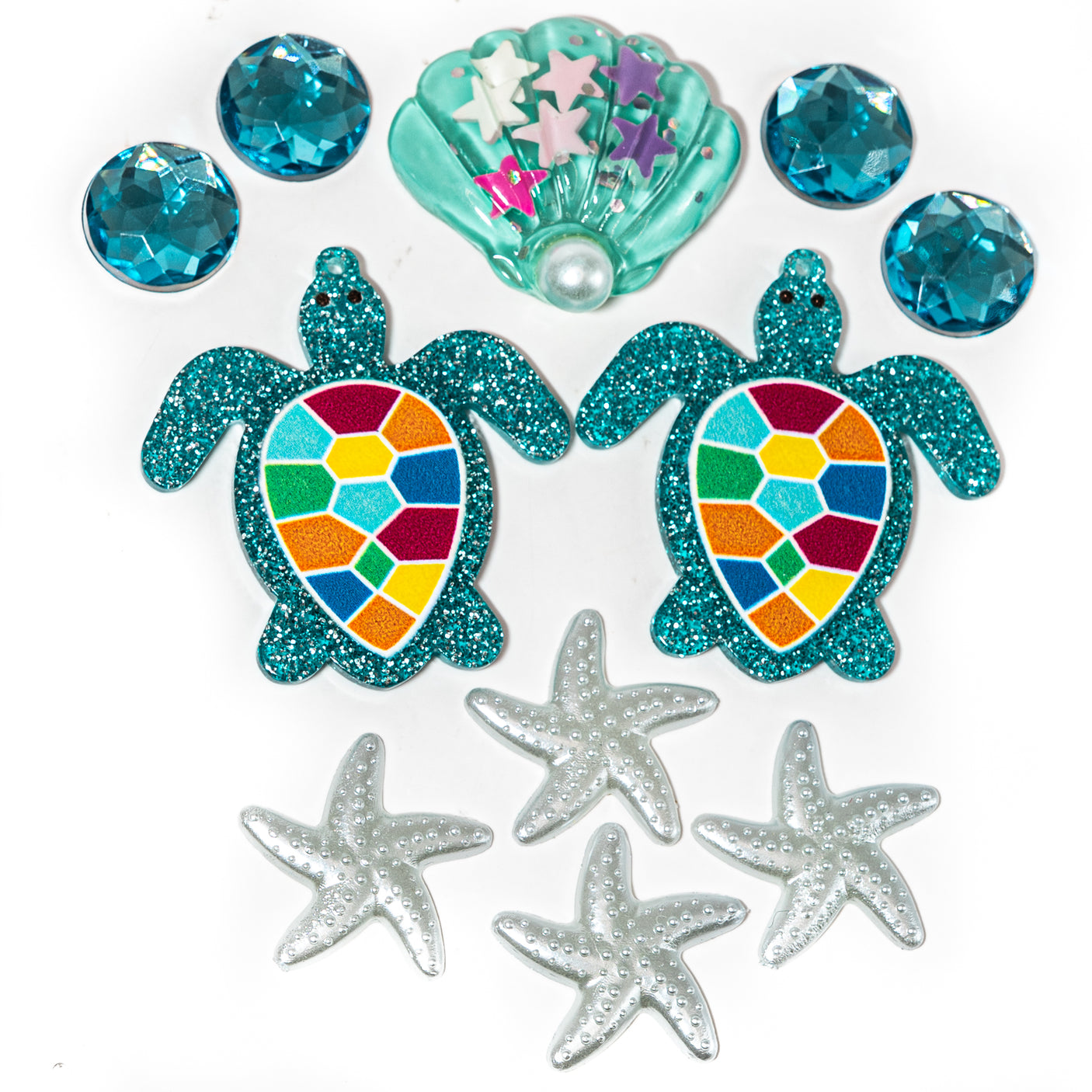 Tidepool Treasures Craft Embellishment Pack