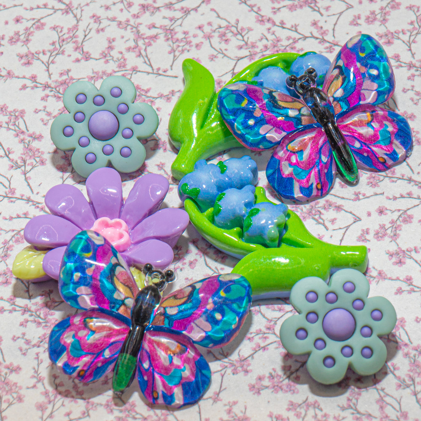 Violet Daydream Craft Embellishment Pack