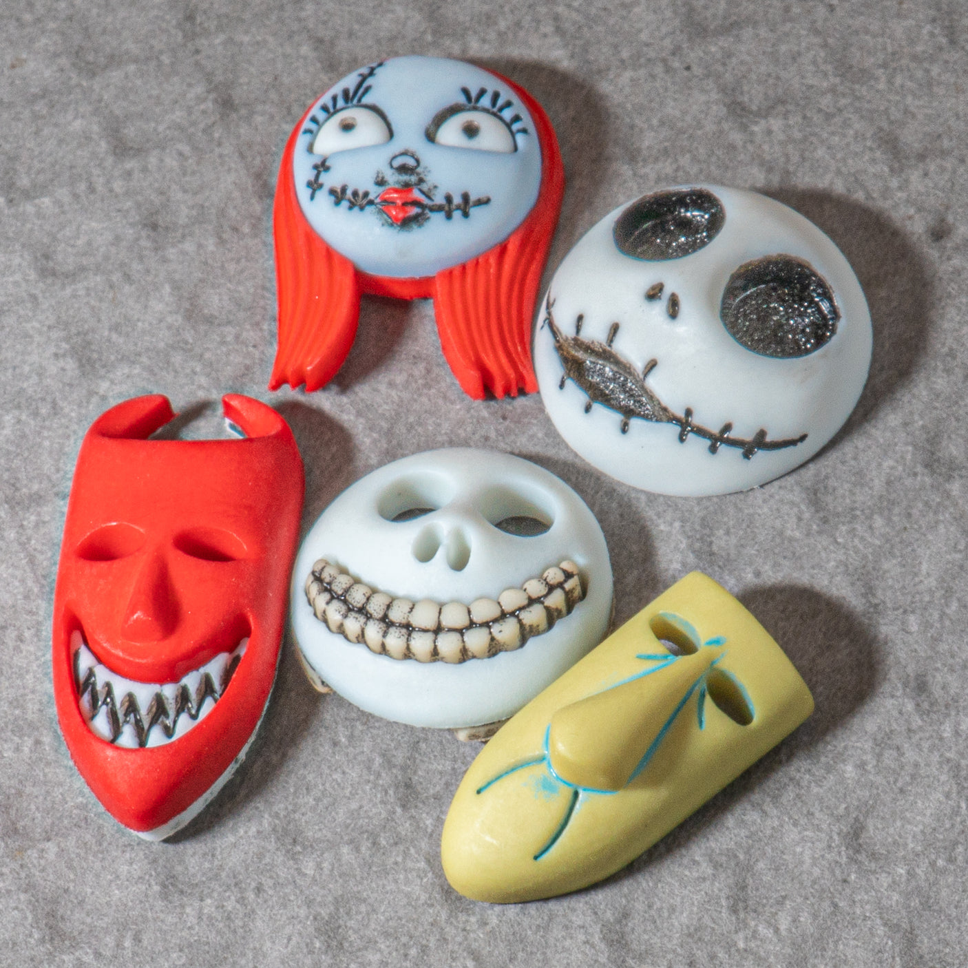 Nightmare Before Christmas Masks Disney Buttons
