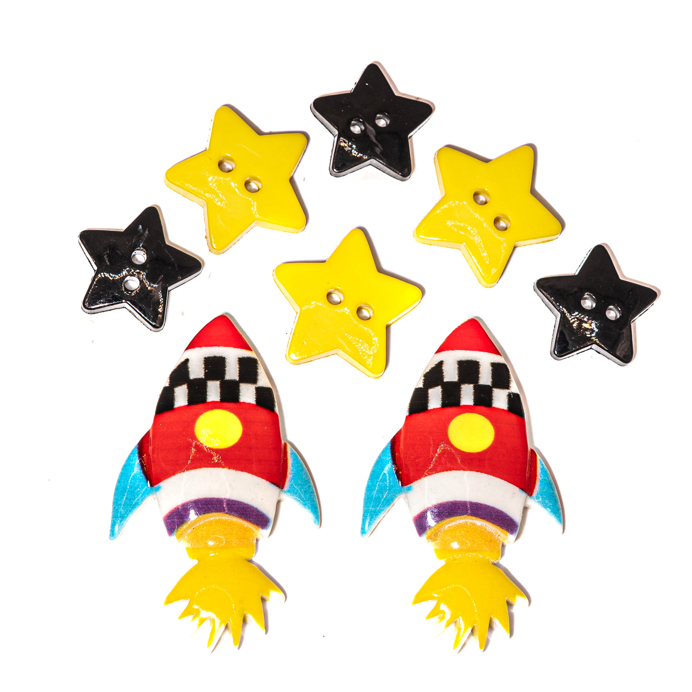 Rocket Blast Off Boy Craft Embellishments