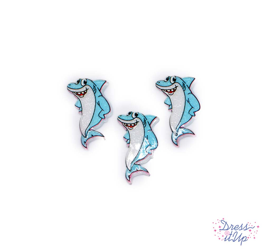 Shark Zone Cartoon Ocean Themed Embellishments