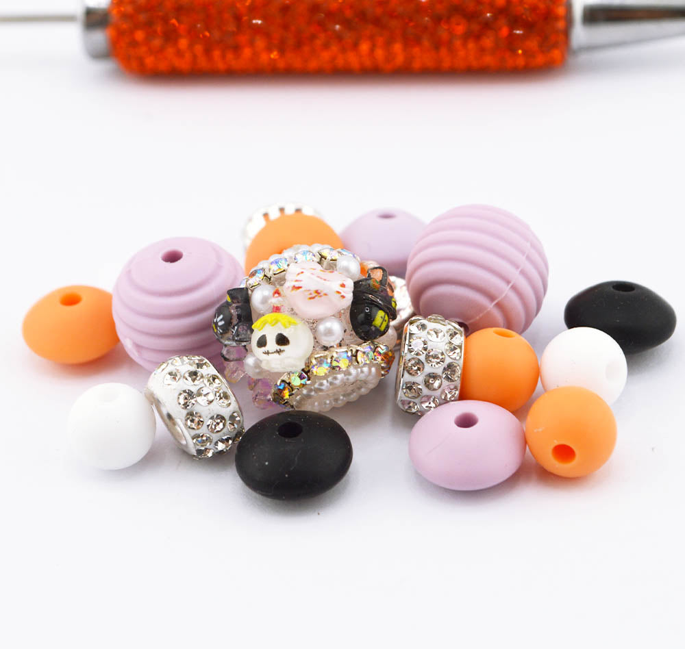 Spooky Boho Halloween Bead Mix For Beadable Pens