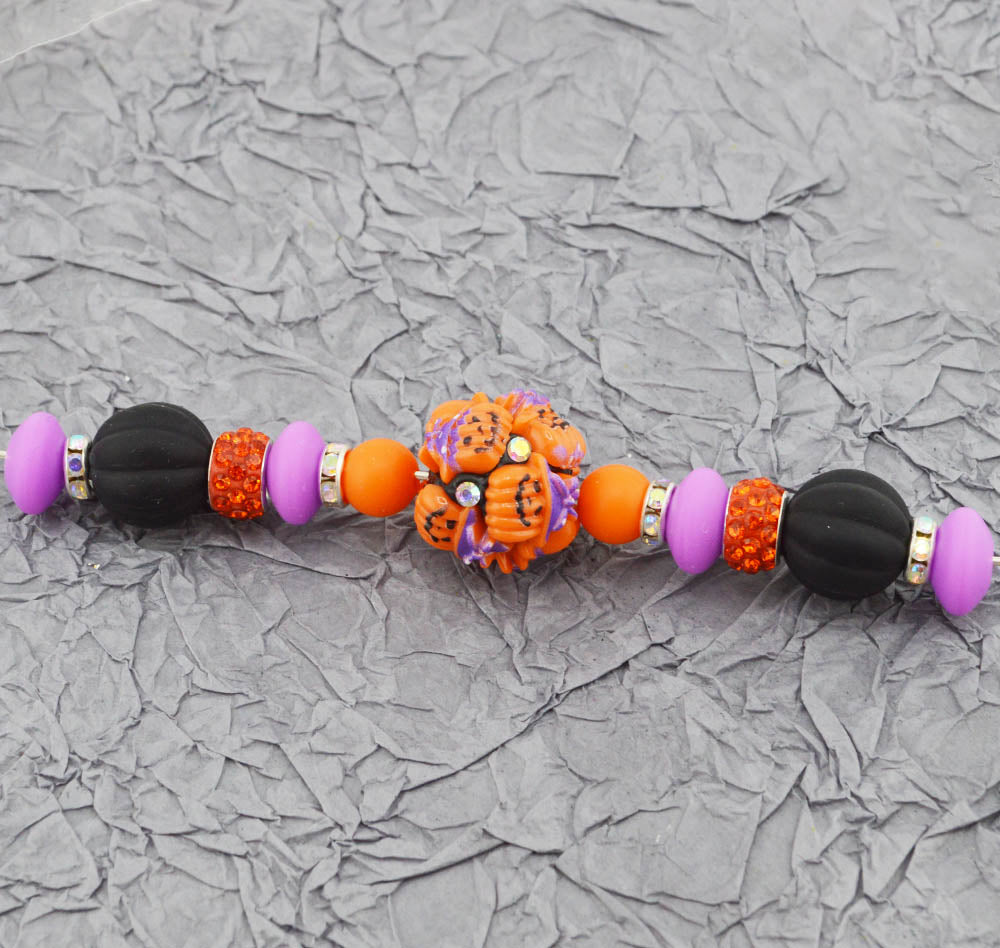 Witchy Jack-O’-Lantern Bite-Size Bead Mix