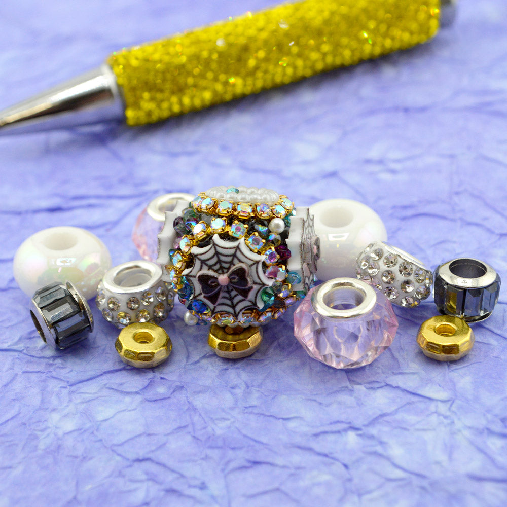 Pretty in Pink Spider Bead Mix For Beadable Pens