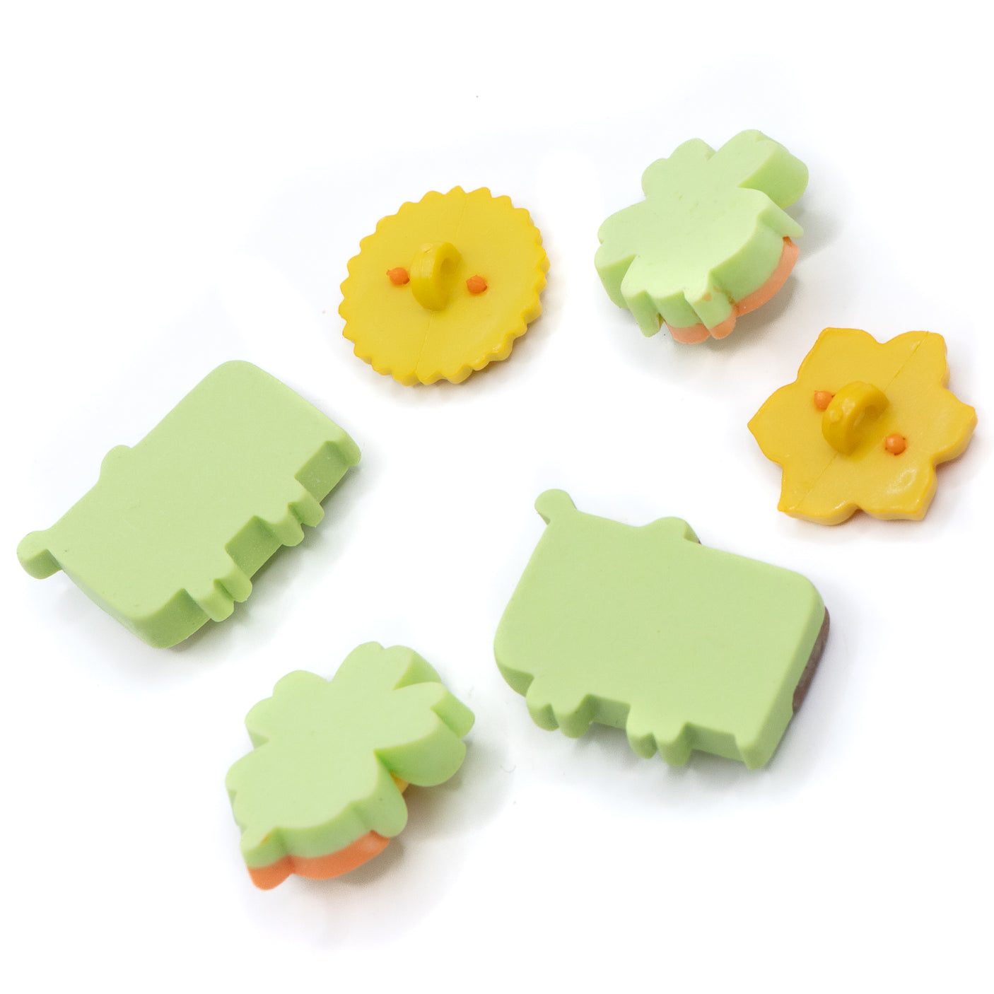 This pack includes geometric cows, duck flowers, and happy suns. Perfect for DIY crafts and gifts.