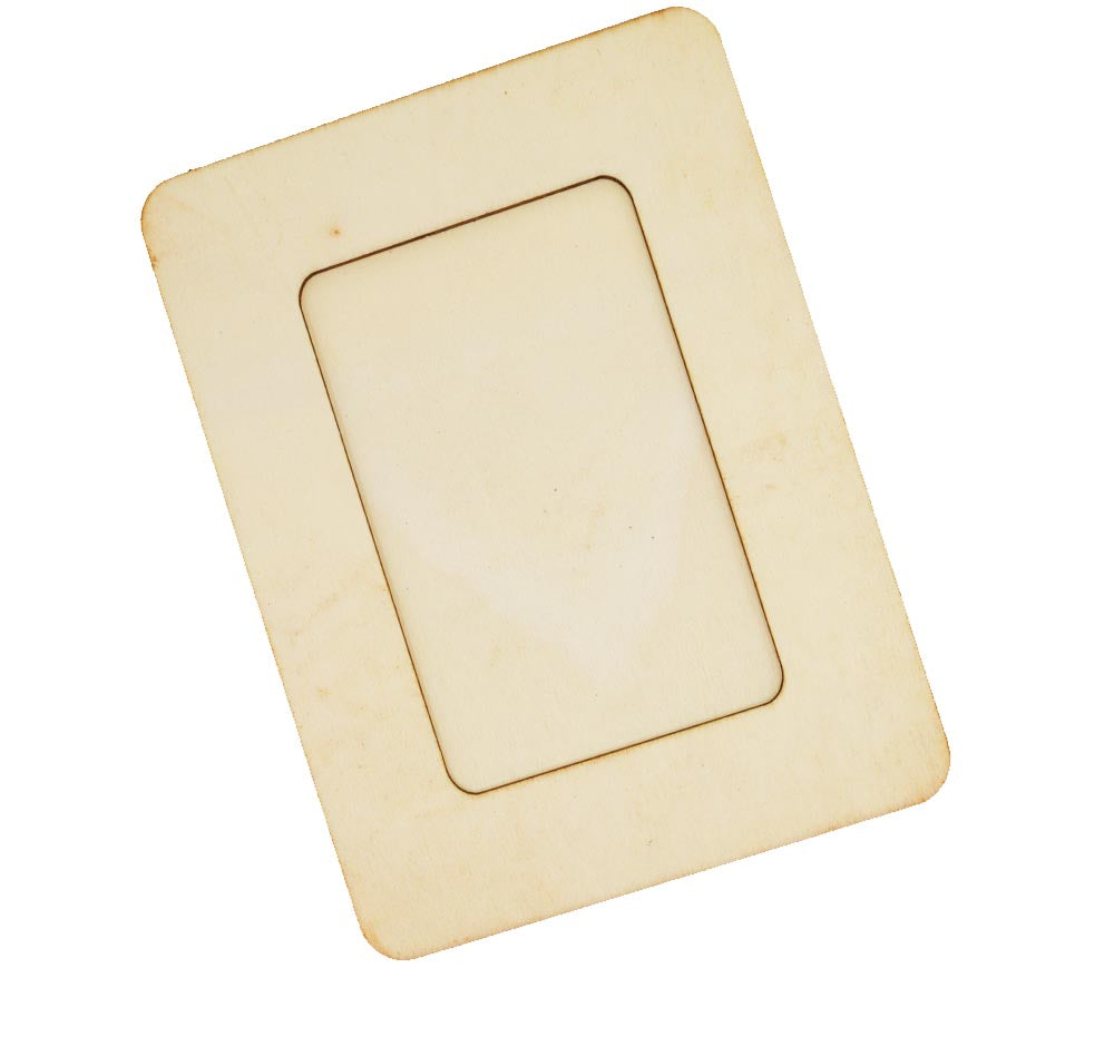 rectangle wood frame for painting and crafting.