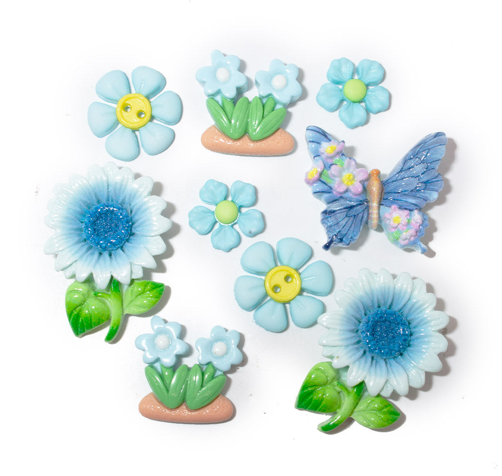 Sky Bloom Butterfly Embellishment Pack