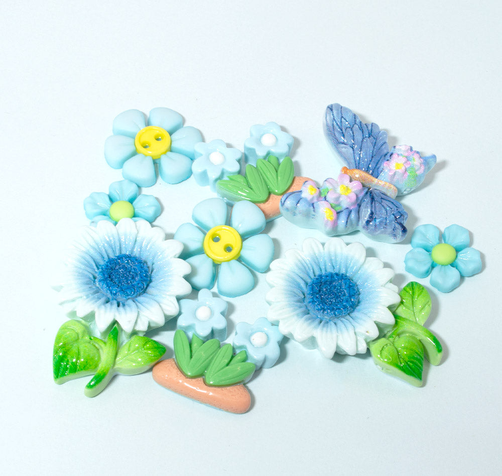 Sky Bloom Butterfly Embellishment Pack