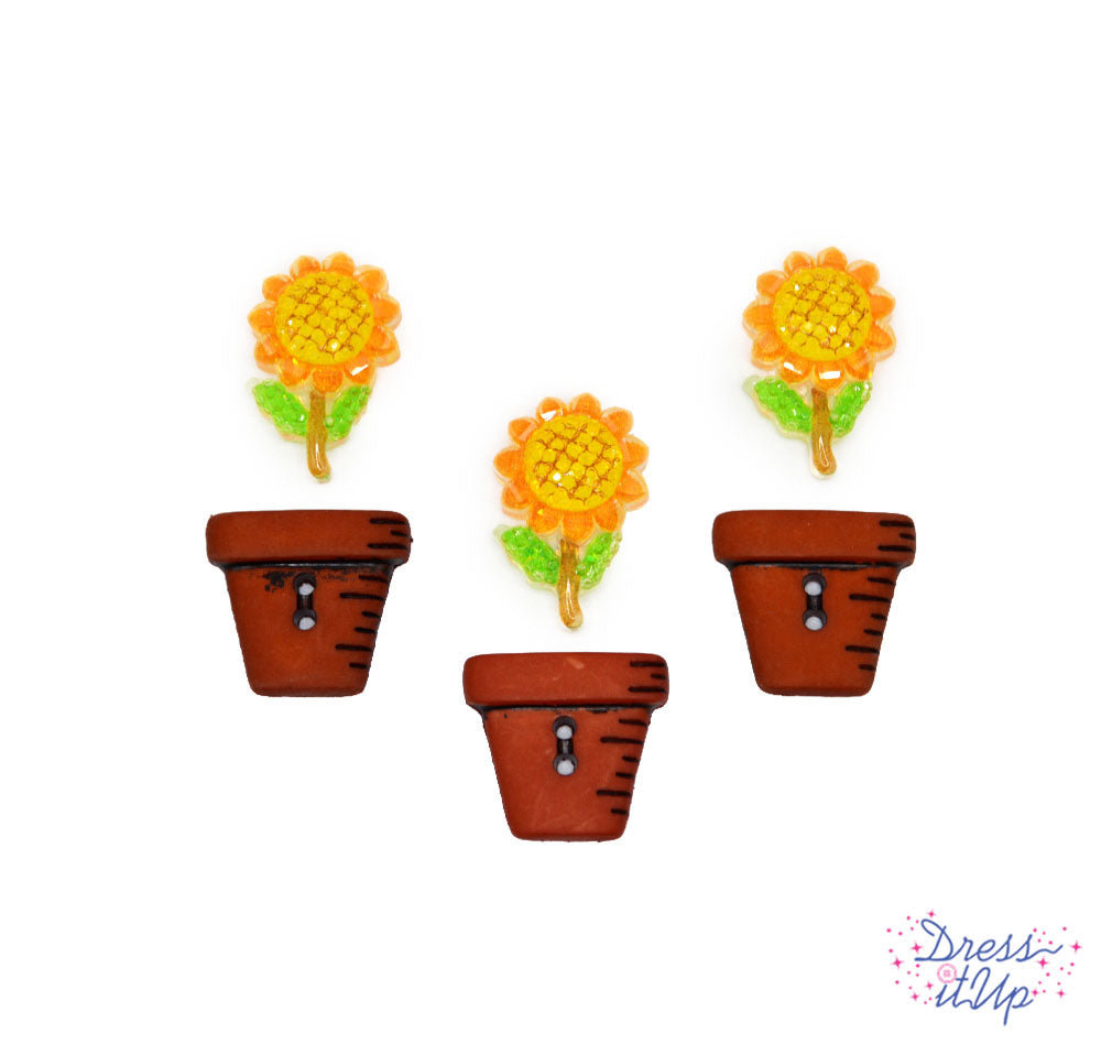 Shining Like A Sunflower Resin Flower Nature Embellishments
