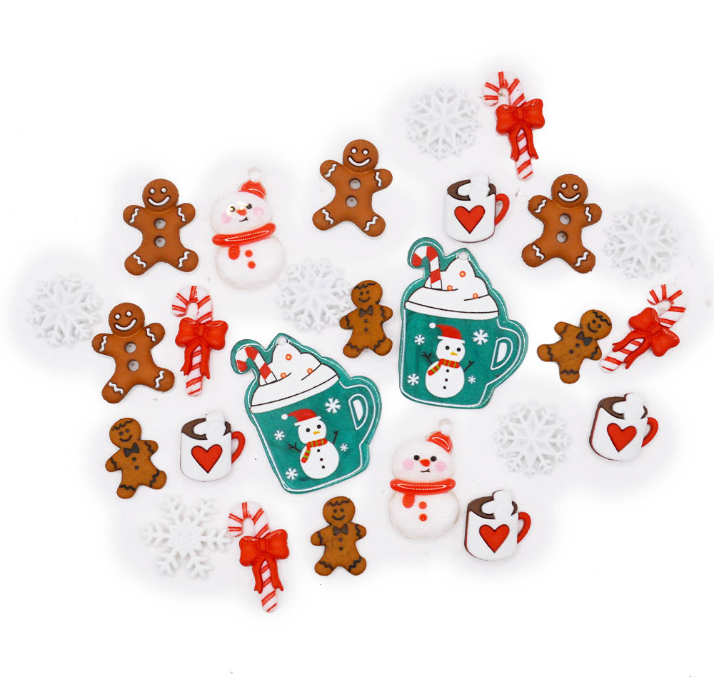 Sweet Holiday Treats Embellishment Pack 26 Pieces