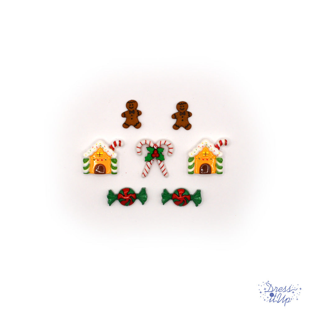 Gingerbread houses and candy add to holiday and baking crafts