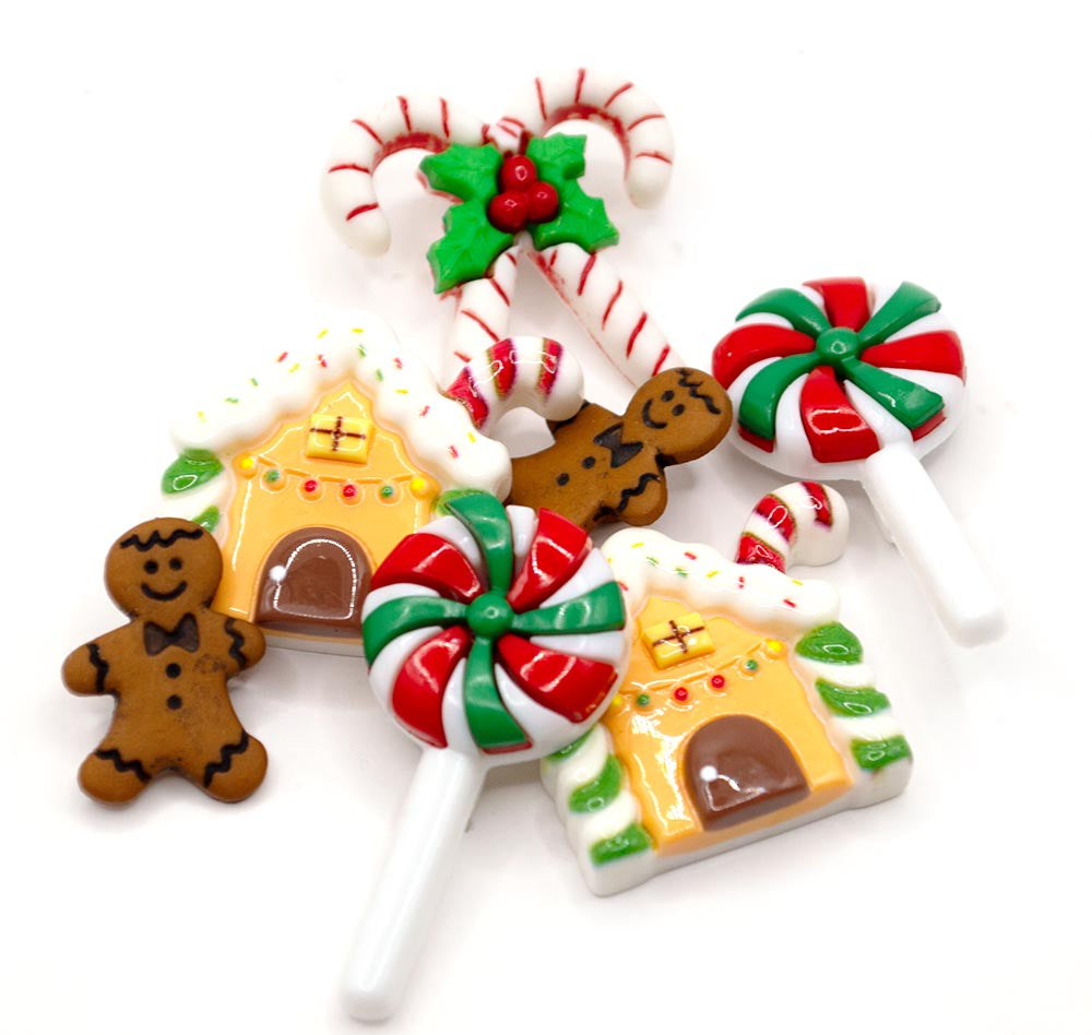 Sweeten The Season Winter Holiday Baking Treat Themed Embellishments
