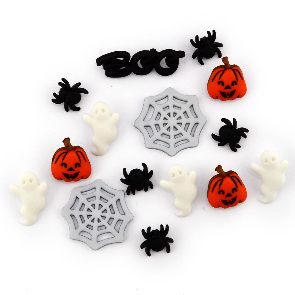 Things That Go Boo! Halloween Holiday Themed Embellishments