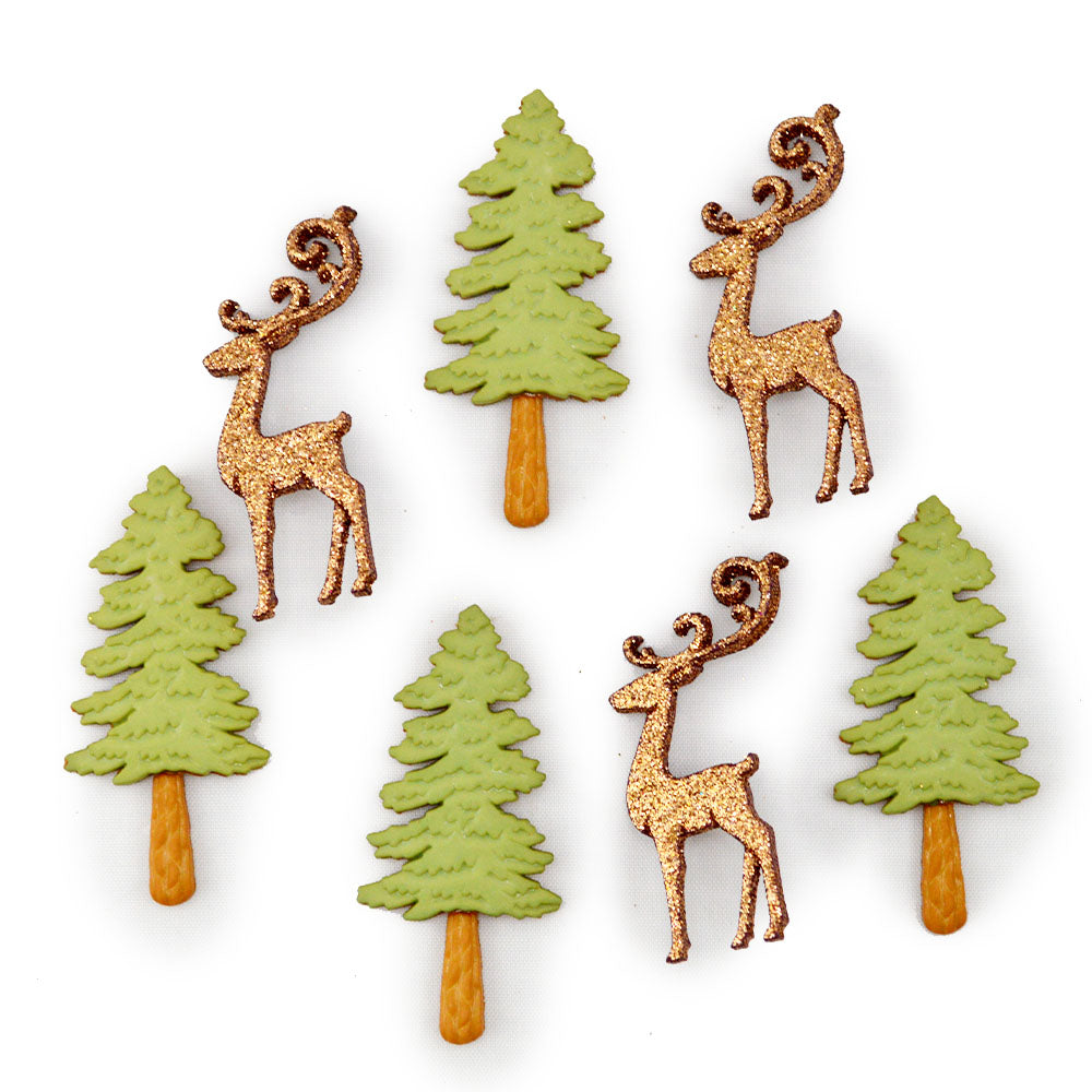 Through The Trees Winter Craft Embellishments