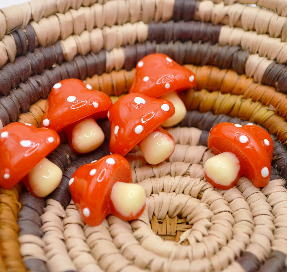 Woodland Whimsy Toadstools Flat Back Embellishments