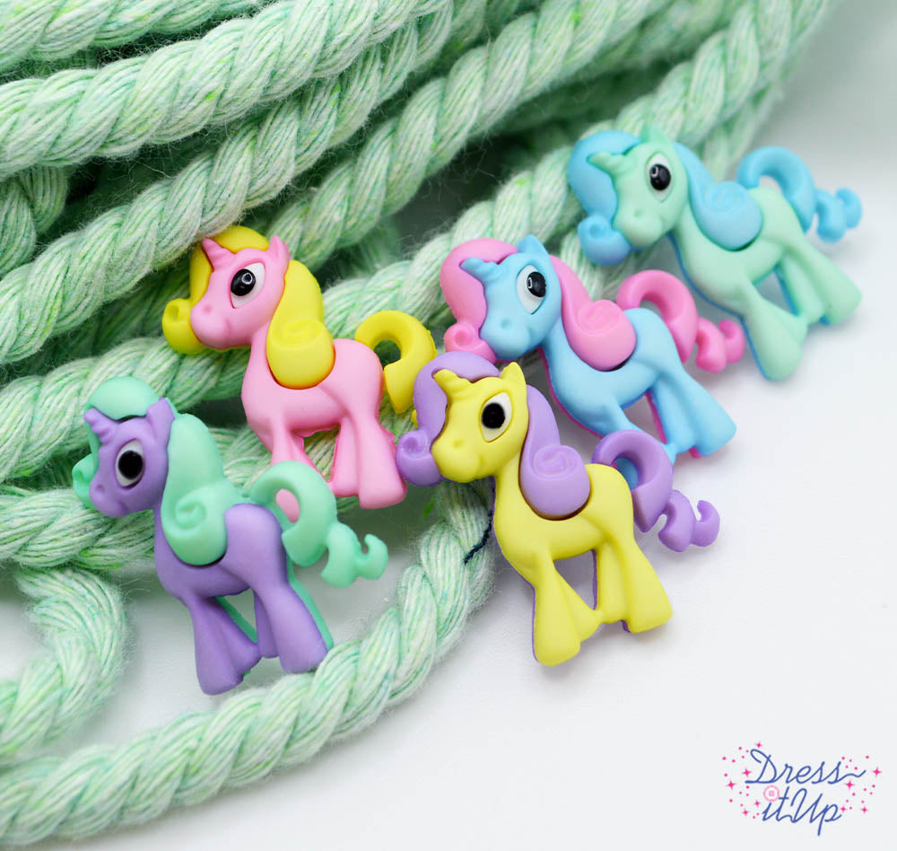 Unicorn Squad Playful Animal Buttons