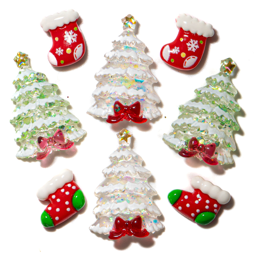 Stockings By The Fire Flat Back Embellishments