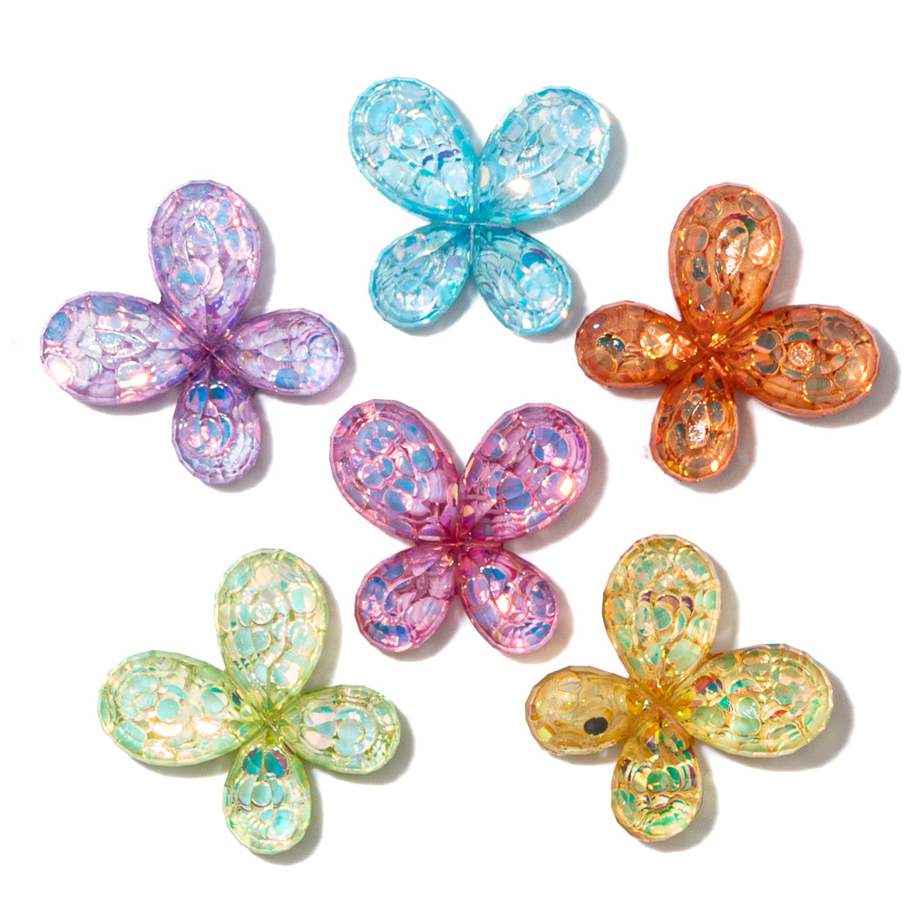 Neon Flutter Friends Resin