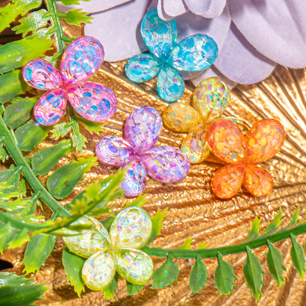 Neon Flutter Friends Resin