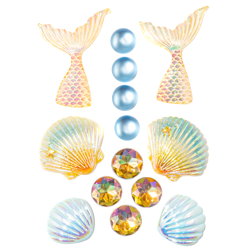 Ocean Sunrise Mermaid Craft Embellishments