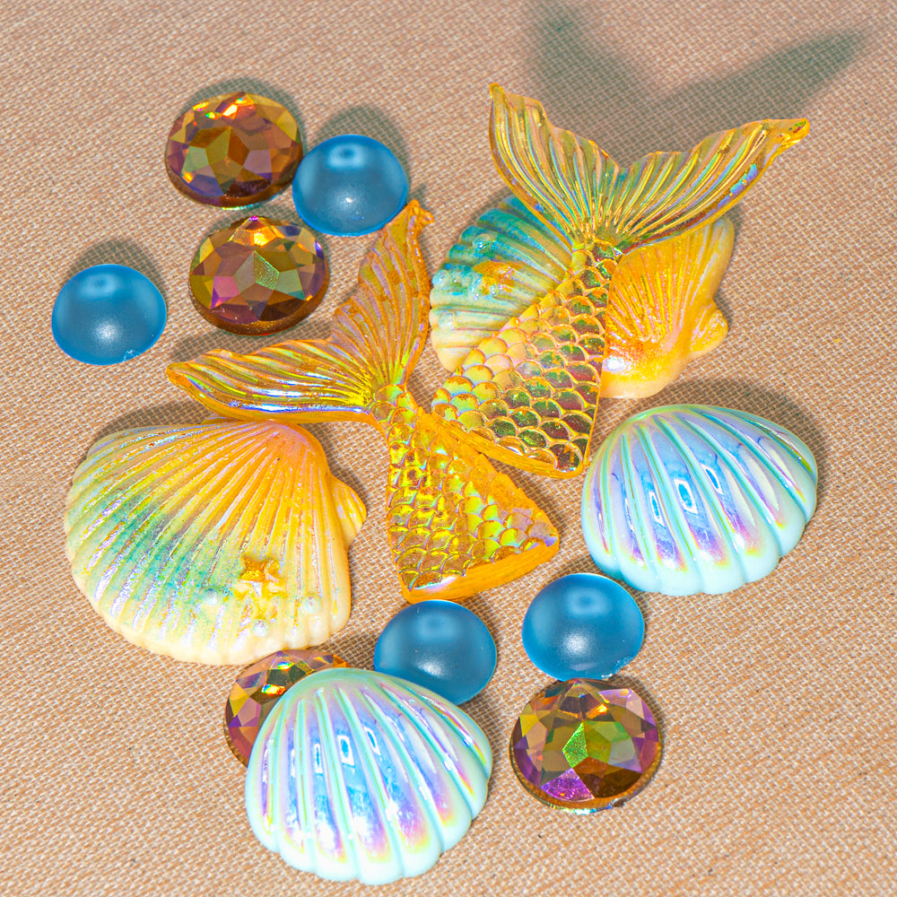 Ocean Sunrise Mermaid Craft Embellishments