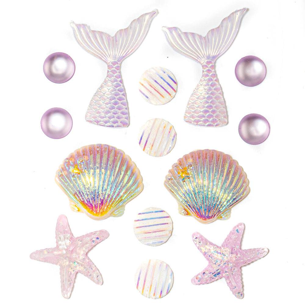 Dreamy Reef Mermaid Craft Embellishments
