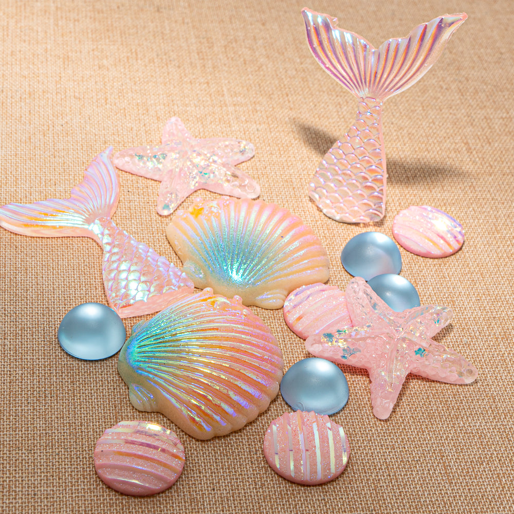 Cotton Candy Mermaid Craft Embellishments