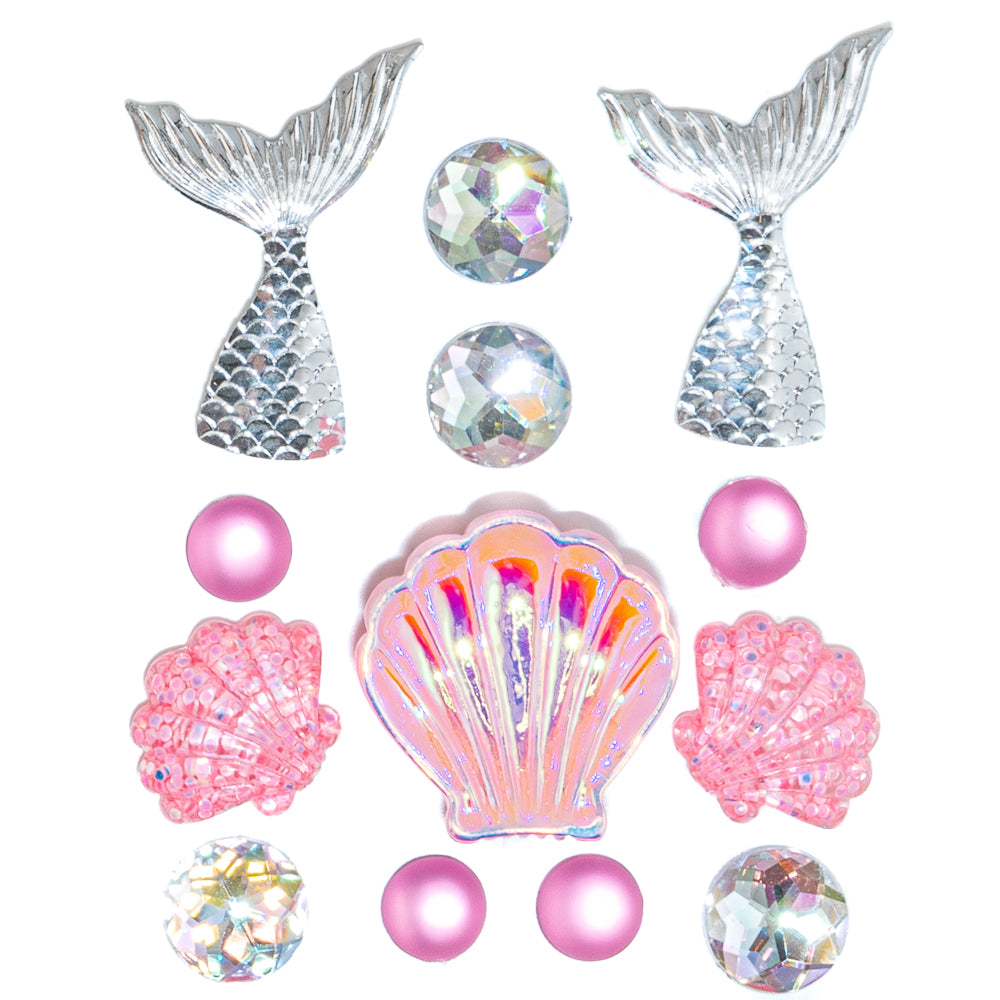 Pink Pearl Mermaid Craft Embellishments
